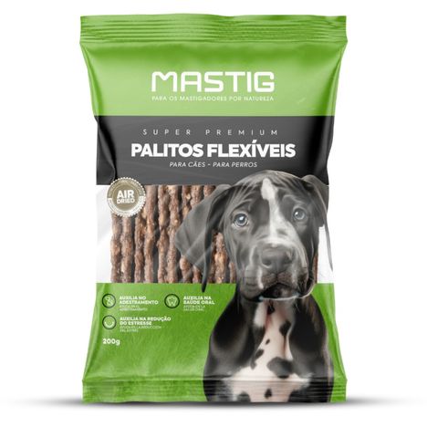 Palito Mastig Flexível Sabor Bacon 200g Palito Mastig Flexível Sabor Bacon 200g