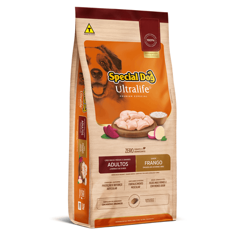 Ração Special Dog Ultralife Sabor Frango para Cães Adultos Raças Médias e Grandes 20 kg Ração Special Dog Ultralife Sabor Frango para Cães Adultos Raças Médias e Grandes 20 kg