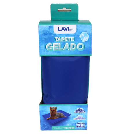 Tapete Gelado Lavipet Azul - P Tapete Gelado Lavipet Azul - P