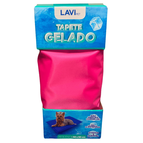 Tapete Gelado Lavipet Rosa - P Tapete Gelado Lavipet Rosa - P