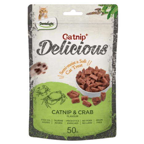 Petisco Natural Para Gatos Catnip Sabor Caranguejo 50gr