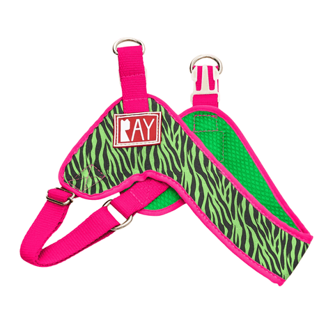 Peitoral Slim Zebra Verde Mini Peitoral Slim Zebra Verde Mini