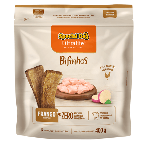 Bifinho Special Dog Ultralife Sabor Frango - 400g Bifinho Special Dog Ultralife Sabor Frango - 400g