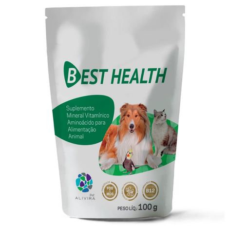 Suplemento Best Health para Cães e Gatos 100g Suplemento Best Health para Cães e Gatos 100g