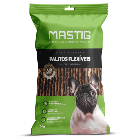 Palito Mastig Flexível Sabor Bacon 70g Palito Mastig Flexível Sabor Bacon 70g