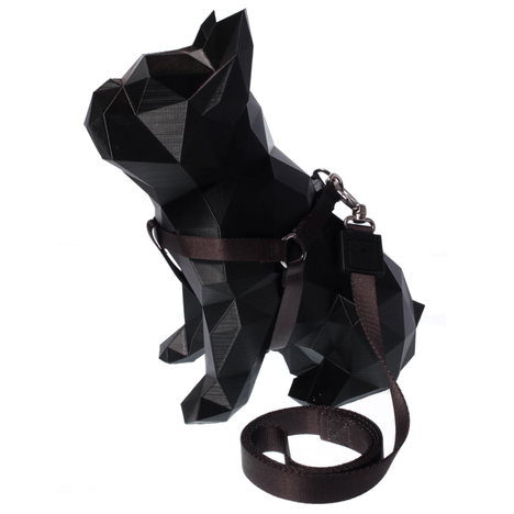Peitoral Americano e Guia Estampa All Black GG