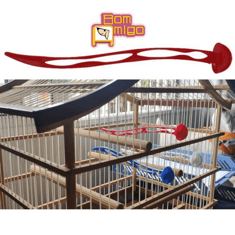 Puleiro para Gaiolas Bird Funny - Bom Amigo Puleiro para Gaiolas Bird Funny - Bom Amigo