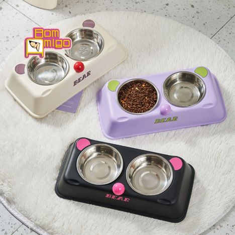 Comedouro Duplo Wajah - Bom Amigo Comedouro Duplo Wajah - Bom Amigo