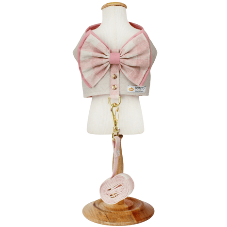 Colete Peitoral Classic Xadrez Rose G Colete Peitoral Classic Xadrez Rose G