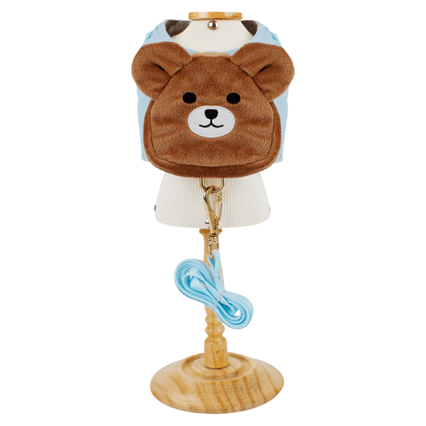 Colete Mochilinha Ursinho Azul P Colete Mochilinha Ursinho Azul P