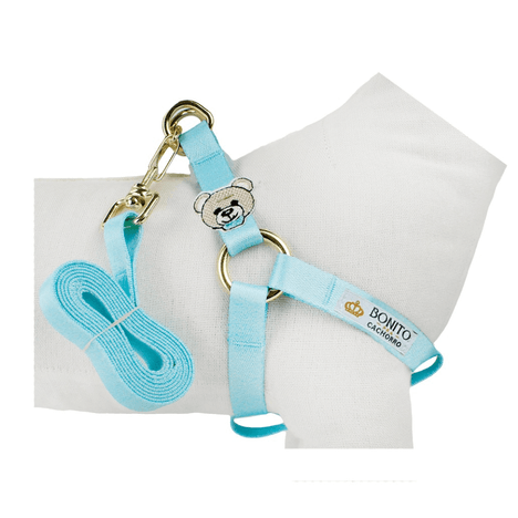 Peitoral Americano Ursinho Azul P Peitoral Americano Ursinho Azul P