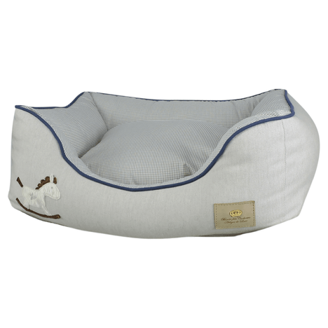 Cama Elegance Carrossel Azul Marinho G