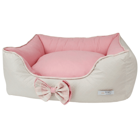 Cama Elegance Classic Xadrez Rose G