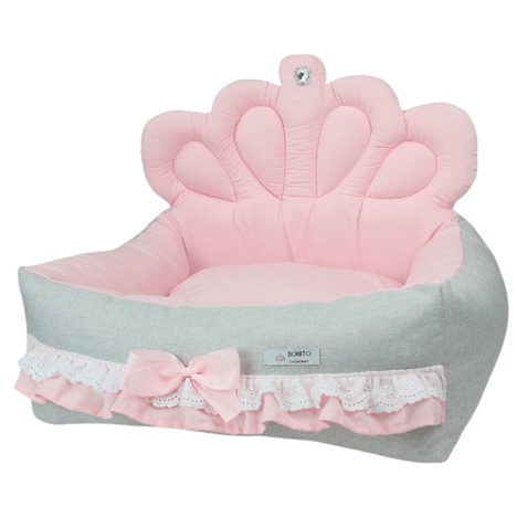 Cama Realeza Rosa G