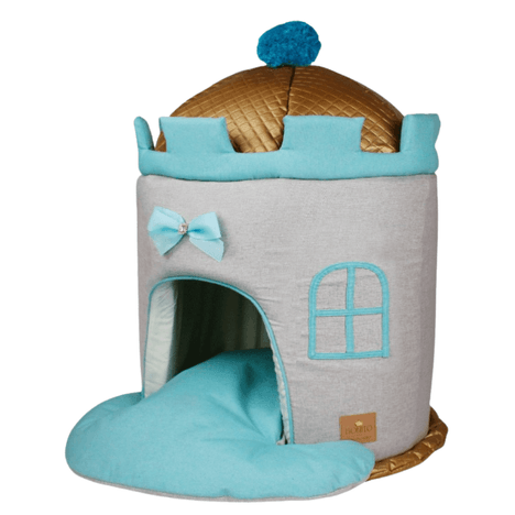 Casinha e Cama Castelo Realeza Azul