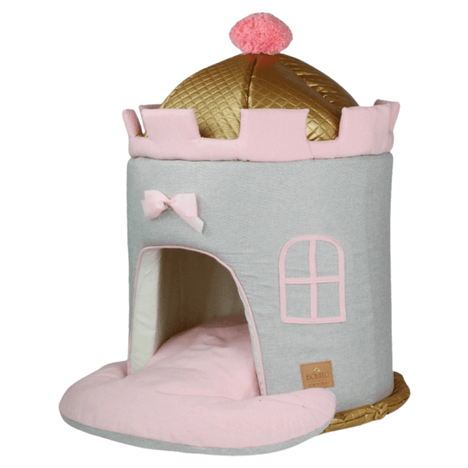 Casinha e Cama Castelo Realeza Rosa Casinha e Cama Castelo Realeza Rosa