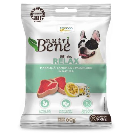 Bifinho Nutri Bene Relax para Cães 60g Bifinho Nutri Bene Relax para Cães 60g