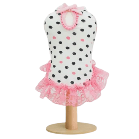 Vestido de Renda com Bolinha PP
