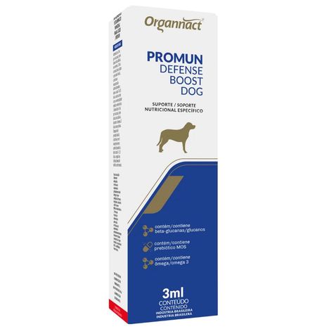 Suplemento Organnact Promum Defense Boost Dog para Cães 3 ml