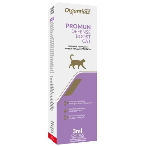 Suplemento Promun Defense Boost Cat em 3ml Suplemento Promun Defense Boost Cat em 3ml