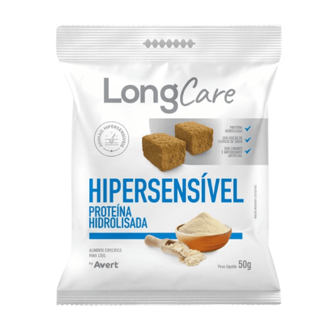 Petisco LongCare Hipersensível para Cães Adultos com Proteína Hidrolisada 50g Petisco LongCare Hipersensível para Cães Adultos com Proteína Hidrolisada 50g