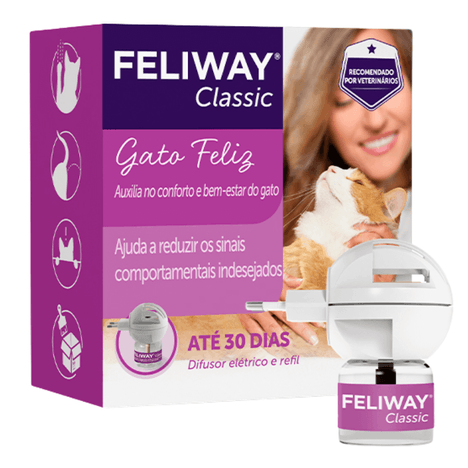 Feliway Classic Difusor Elétrico com Refil 48ml Feliway Classic Difusor Elétrico com Refil 48ml