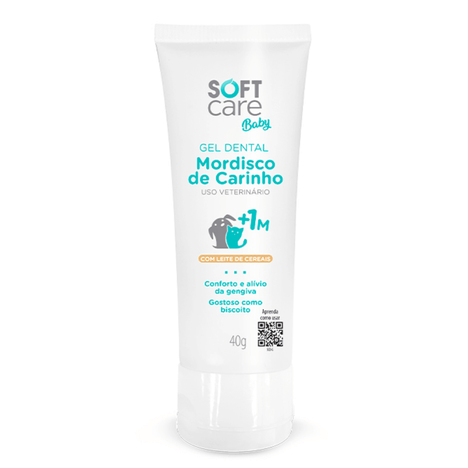 Gel Dental Soft Care Baby para Cães e Gatos Filhotes 40g