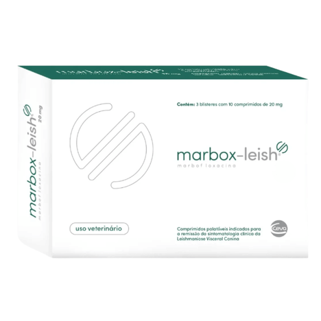 Antimicrobiano Marbox-Leish para Cães com 30 Comprimidos de 60 mg Antimicrobiano Marbox-Leish para Cães com 30 Comprimidos de 60 mg