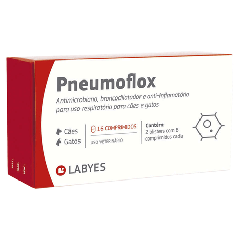 Pneumoflox com 16 Comprimidos