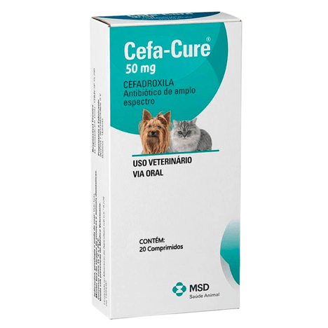 Cefa-Cure 50mg com 20 Comprimidos
