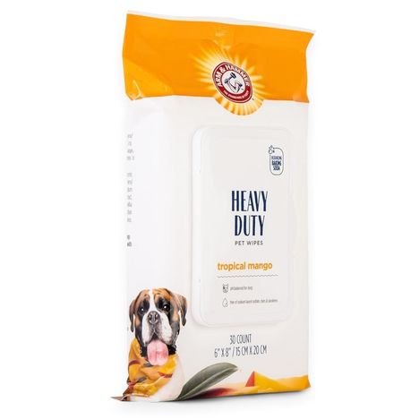 Arm & Hammer Lenços Umedecidos para Cães - Fragrância de Manga - 30 Unidades