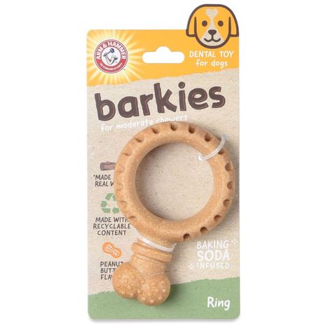 Brinquedo Barkies Ring - Aroma de Pasta de Amendoim Arm & Hammer Brinquedo Barkies Ring - Aroma de Pasta de Amendoim Arm & Hammer