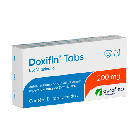 Doxifin Tabs 200mg com 12 Comprimidos