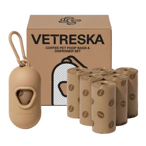 Kit Cata Caca Vetreska - 7 Rolos com Aroma de Café