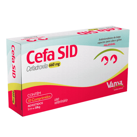 Cefa SID 660mg com 10 comprimidos Cefa SID 660mg com 10 comprimidos