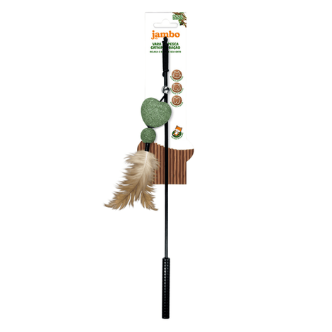 Varinha com Coração de Catnip para Gatos Varinha com Coração de Catnip para Gatos