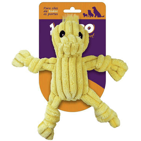 Mordedor Pelúcia Mini Knot Duck Amarelo Mordedor Pelúcia Mini Knot Duck Amarelo