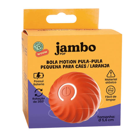 Bola Motion Pula-Pula cor Laranja Bola Motion Pula-Pula cor Laranja