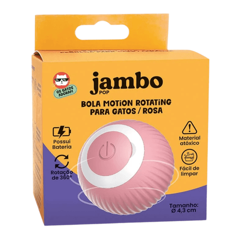 Bola Motion Pula-Pula cor Rosa Bola Motion Pula-Pula cor Rosa