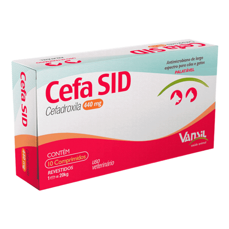 Cefa SID 440mg com 10 comprimidos Cefa SID 440mg com 10 comprimidos