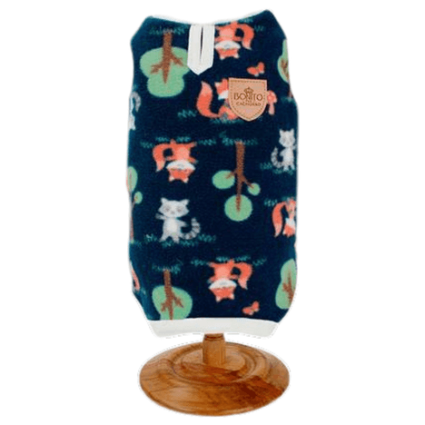 Casaquinho com Estampa Raposa Marinho PP Casaquinho com Estampa Raposa Marinho PP