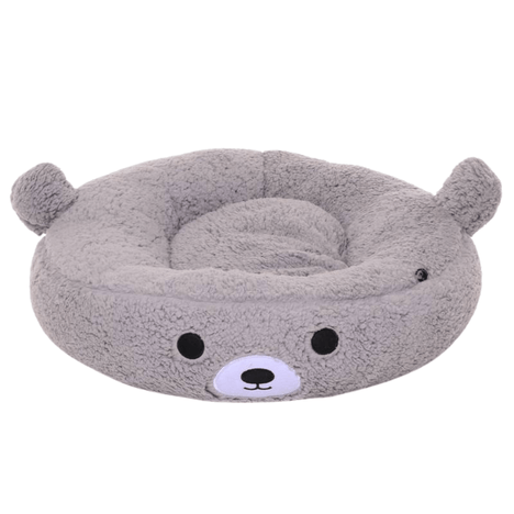 Cama Redonda Bear cor Cinza Cama Redonda Bear cor Cinza