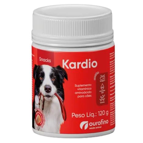 Kardio Snacks Cães Omega Vitaminas E Aminoacidos - 120g
