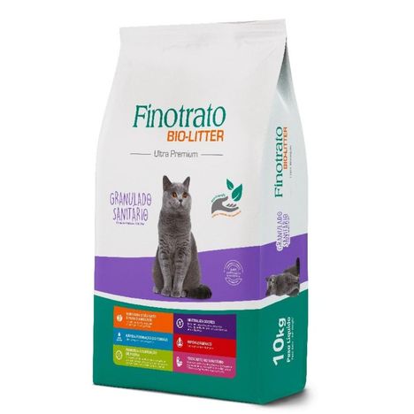 Areia Granulado Finotrato Bio-Litter 10 kg Areia Granulado Finotrato Bio-Litter 10 kg