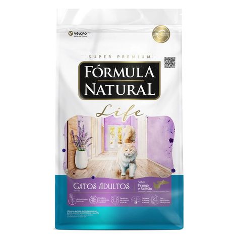 Ração Fórmula Natural Super Premium Life Para Gatos Adultos Sabor Frango e Salmão 1 kg Ração Fórmula Natural Super Premium Life Para Gatos Adultos Sabor Frango e Salmão 1 kg