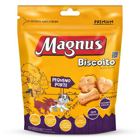 Biscoito Magnues Cães Adultos Pequeno Porte 400g Biscoito Magnues Cães Adultos Pequeno Porte 400g