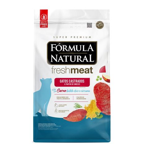 Ração Fórmula Natural Fresh Meat Para Gatos Castrados Carne, Batata-doce e Cúrcuma 1 kg Ração Fórmula Natural Fresh Meat Para Gatos Castrados Carne, Batata-doce e Cúrcuma 1 kg