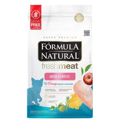 Ração Fórmula Natural Fresh Meat Para Gatos Filhotes Frango, Maçã e Cúrcuma 1 kg Ração Fórmula Natural Fresh Meat Para Gatos Filhotes Frango, Maçã e Cúrcuma 1 kg