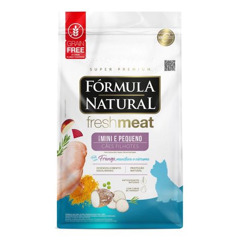 Ração Fórmula Natural Super Premium Fresh Meat para Cães Filhotes de Portes Mini e Pequeno Frango, Mandioca e Cúrcuma 7 kg Ração Fórmula Natural Super Premium Fresh Meat para Cães Filhotes de Portes Mini e Pequeno Frango, Mandioca e Cúrcuma 7 kg