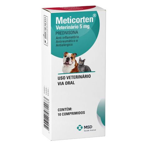 Meticorten MSD 5mg 10 Comprimidos